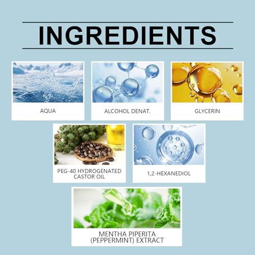 Senermter Spray Corporal Refrescante - 50ml Niebla Fría Para El Rostro | Spray Portátil Para Calor De Verano Deportes Camping Senderismo Playa Viajes Diarios - imagen 5