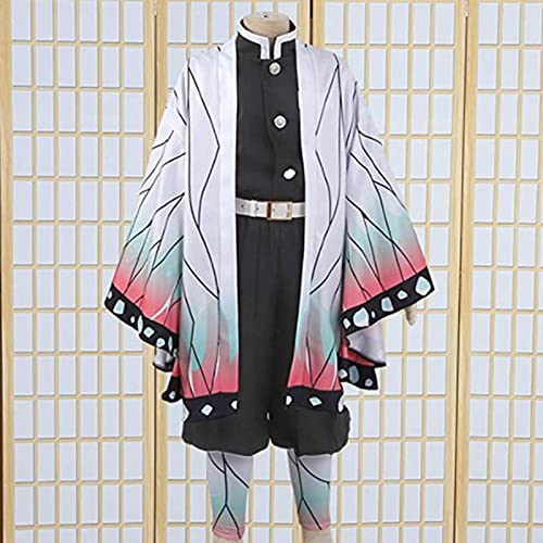 Traje Cosplay do Demon Slayer ， Anime Traje Cosplay do Demon Slayer Shinobu Kocho Conjunto completo