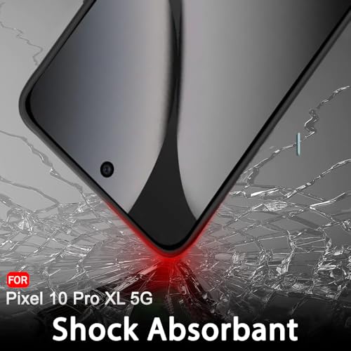 Image of TheGiftKart Sleek Back Cover Case for Google Pixel 10 Pro XL | Slim Fit Protective Design | Ultra Matte Finish | Camera Protection Bump | Soft Silicon Case Cover for Pixel 10 Pro XL (Silicone, Black)