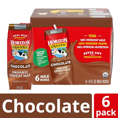 Image of Horizon Organic Shelf Stable 1% Lowfat Chocolate Milk Boxes, 6ct (Pack of 2)