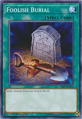 Yu-Gi-Oh! - Entierro tonto - SR07-EN029 - Común - 1 Edición - Baraja de estructura Horda Zombie