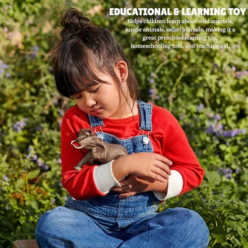 Image of Elephant Animal Toy for Kids | 4 PCS Realistic Safari Animals Toys Elephants Family Action Figurine Model Playset for Boys and Girls Birthday Gifts for Children Educational & Decoration Items