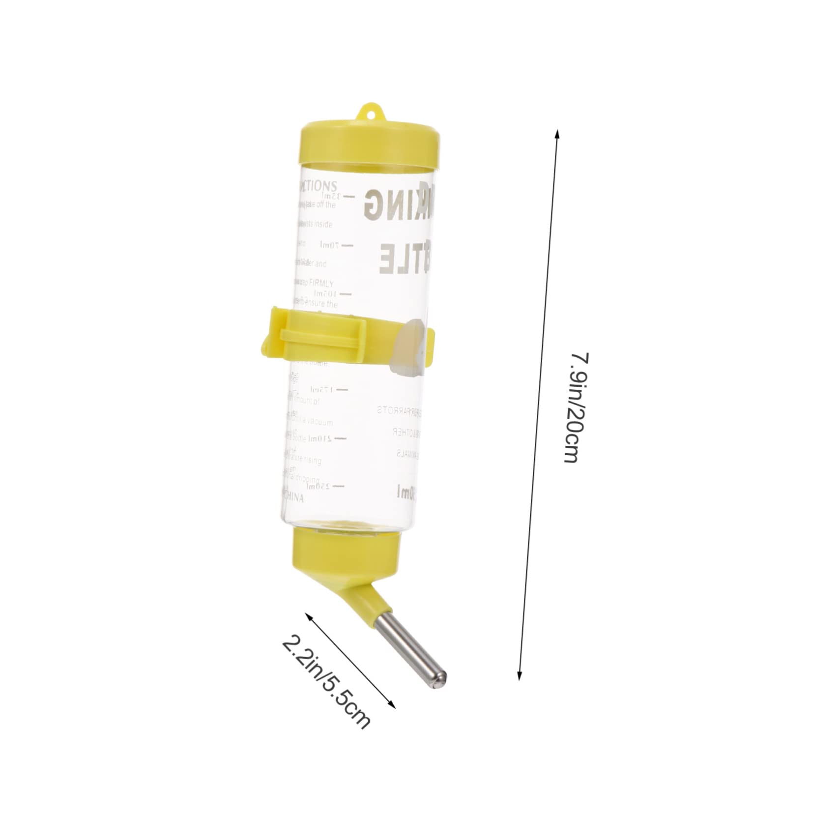 VANZACK 250ml Rabbit Feeder Water Bottle Pet Water Bottle Hanging Fountain Easy to Use Store