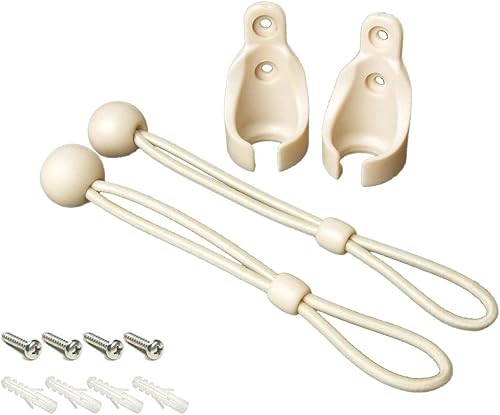 Miniatura 8 de Kit elástico de piezas de sombra, extra largo/6 pulgadas de largo, resistente a la intemperie, para persianas enrollables Coolaroo exteriores,