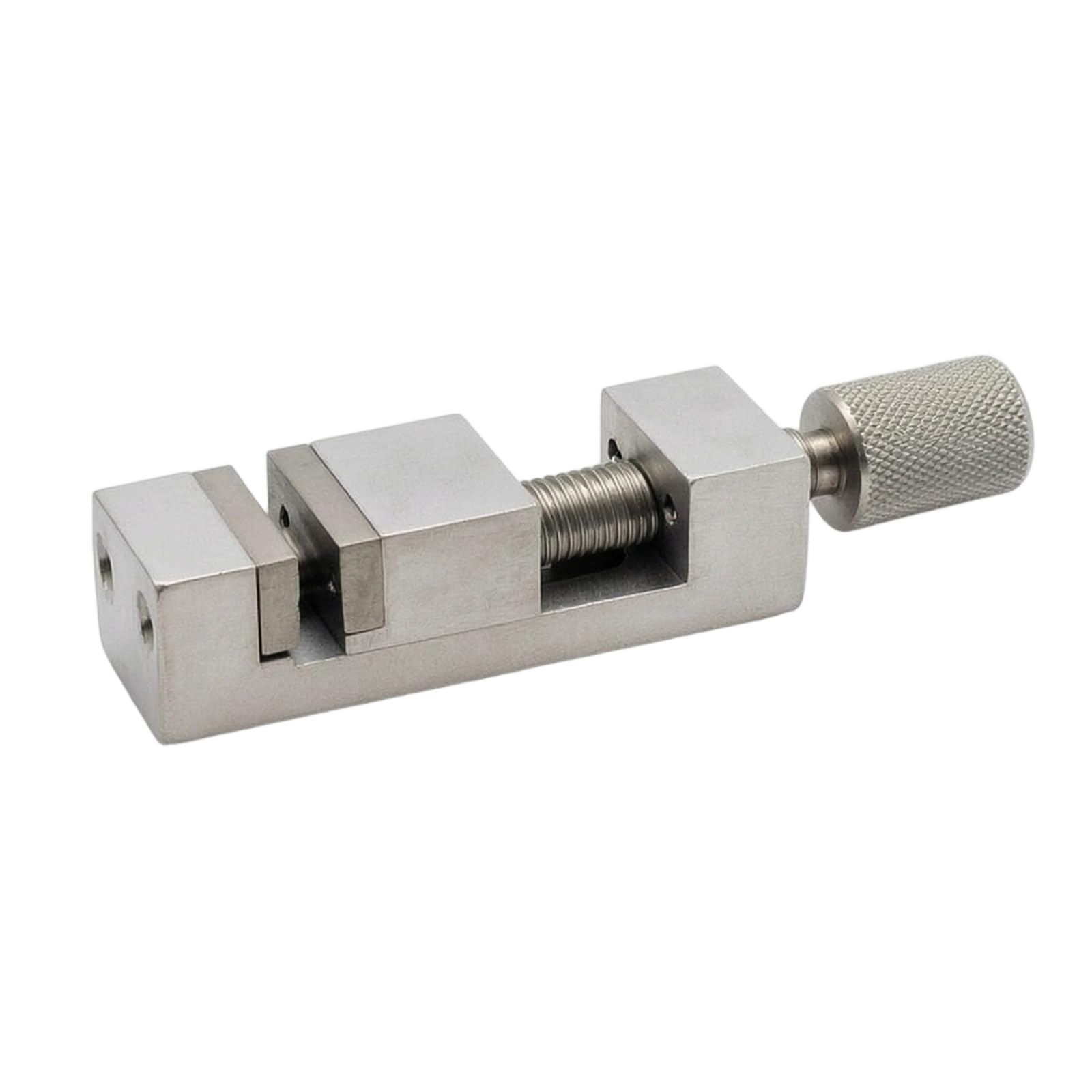 Tornillo Banco Mini Fijador Banco Alta Resistencia Fijador Mano para Relojeros, Joyería, 50x15x15 Mm