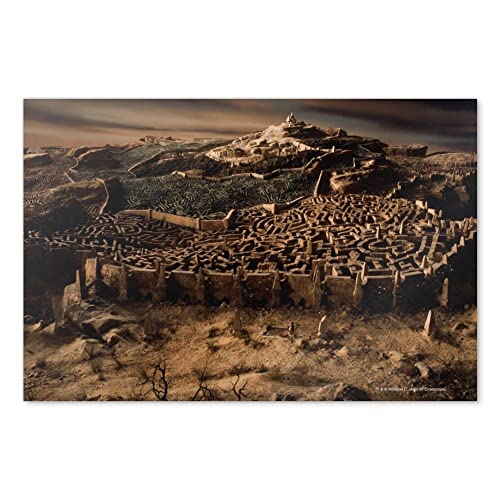 GRAPHICS & MORE Labyrinth Hedge Maze Goblin City Wall Art Picture Paper Poster Décor Home Decoration