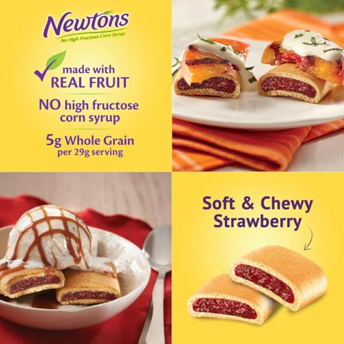 Newtons Soft & Fruit Chewy Strawberry Cookies 10 Oz (Pack Of 2) - Fig Newtons Cookies - Newtons Cookies Fig Fruit Chewy (Lyfno Trademark Spoon Included) - Image 4