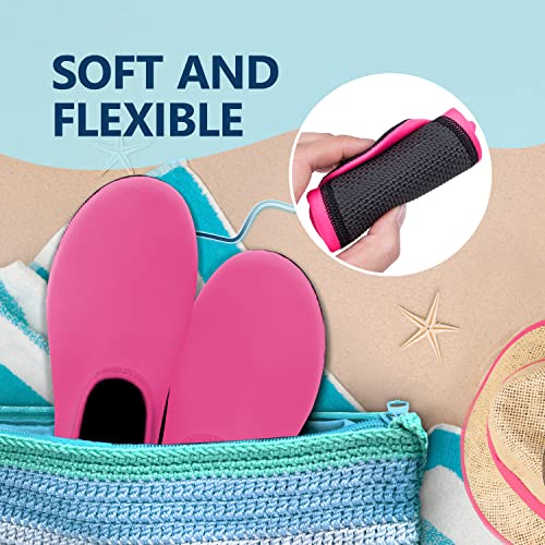 Image of JACKSHIBO Water Shoes for Women Men Quick-Dry Swim Shoes Beach Water Socks | Aqua, Swimming, Yoga, Surf, River, Lake, Kayak, Pool Socks, Cruise Essentials, Sport, Adult, Unisex, Cute, Barefoot, Vacation