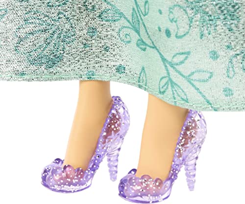 Mattel Disney Princess Toys, Ariel Fashion Doll, Sparkling Look with Red Hair, Blue Eyes & Tiara Accessory, Inspired by The Little Mermaid Movie - Image 6