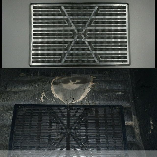 Image of NCEHEAL 7D Compatible Healpad Custom Fitted Faux Leather 7D Antiskid Car Floor Mats - Beige with Beige Thread