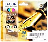 Epson 235M186 Original 16 Tinte Füller, WF-2630WF WF-2650DWF WF-2660DWF WF-2750DWF WF-2760DWF, (Multipack, 4-farbig), XL