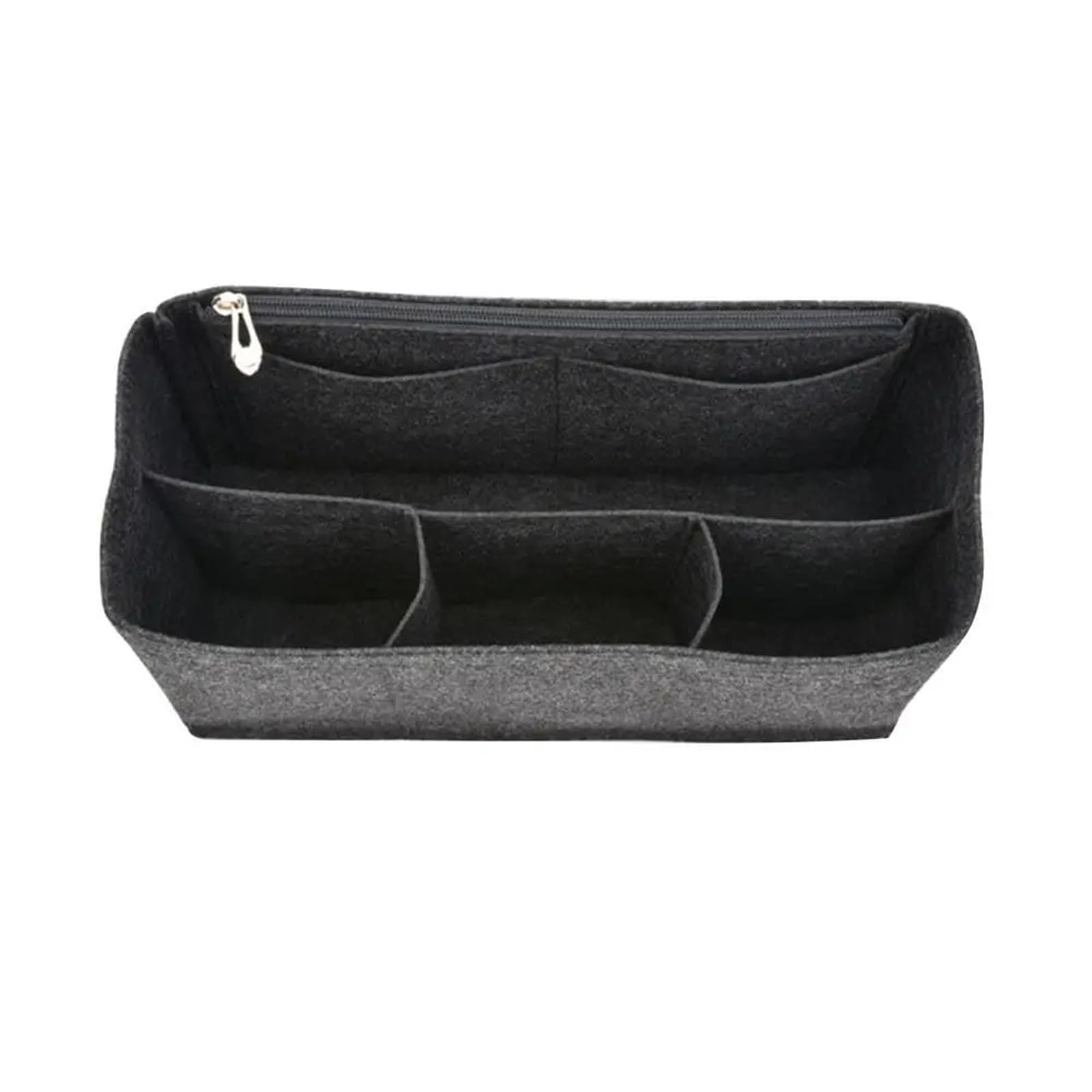 NJIEzhao Felt Handbag Insert Felt Insert Liner Purse Organiser Pouch Handbag Tote Bag Internal(Gray-Style-3)