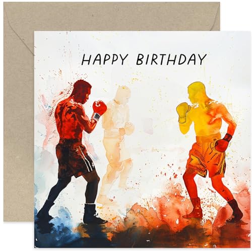 Old English Company Boxing Birthday Card for Him