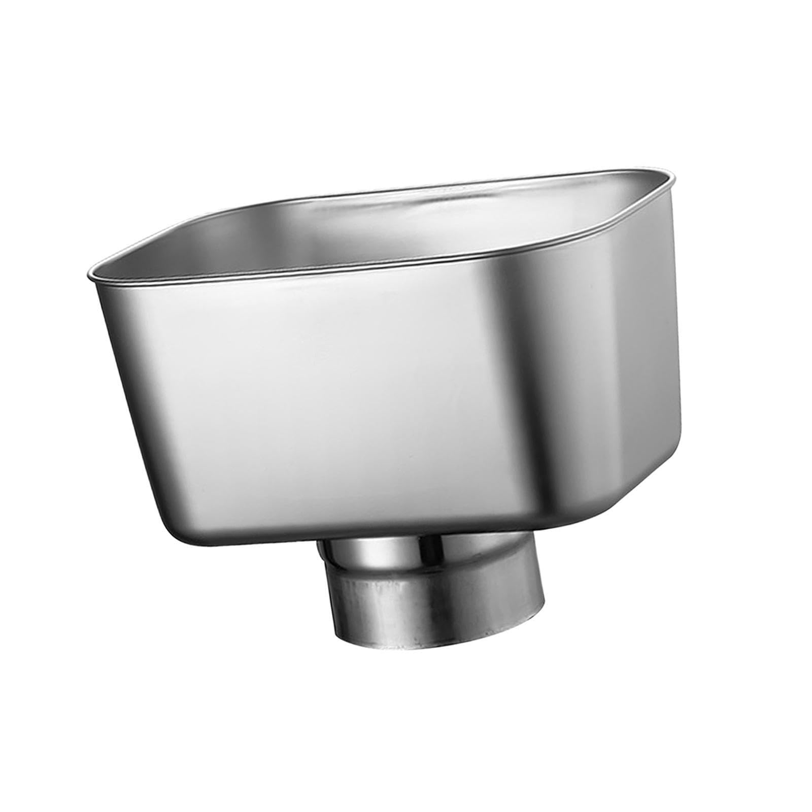 PUXZYAX Stainless Steel Downspout Drainage Connector Impressive Provides High Efficiency in Preventing Water Accumulation Outdoors for Outdoor Drain Pipe Drainage Pipe