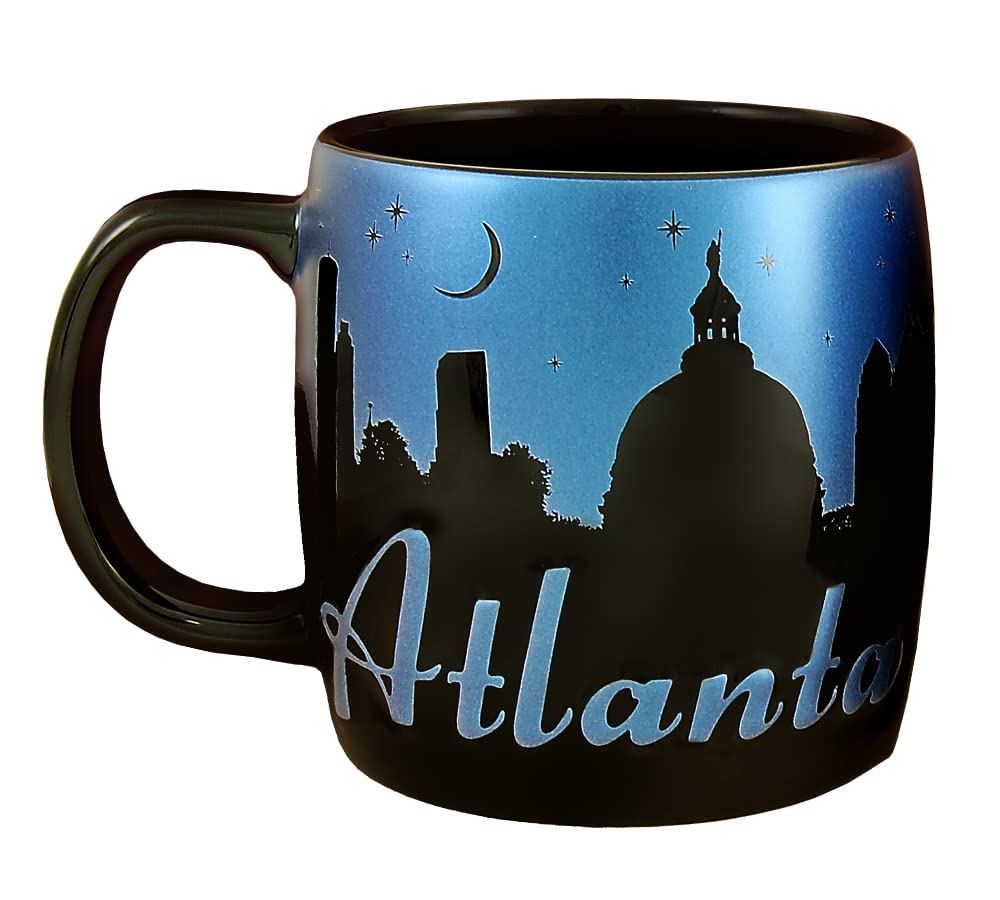 Americaware SMATL05 Atlanta 22 oz Night Sky Silhouette Mug