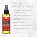 Walker Tape C-22 Solvent Spray 4 oz, Fast-Acting Adhesive Remover for Wig Tape, Lace Systems, and Tape in Hair Extensions Human Hair, Gentle Bond Release for Hairpiece & Wig Maintenance