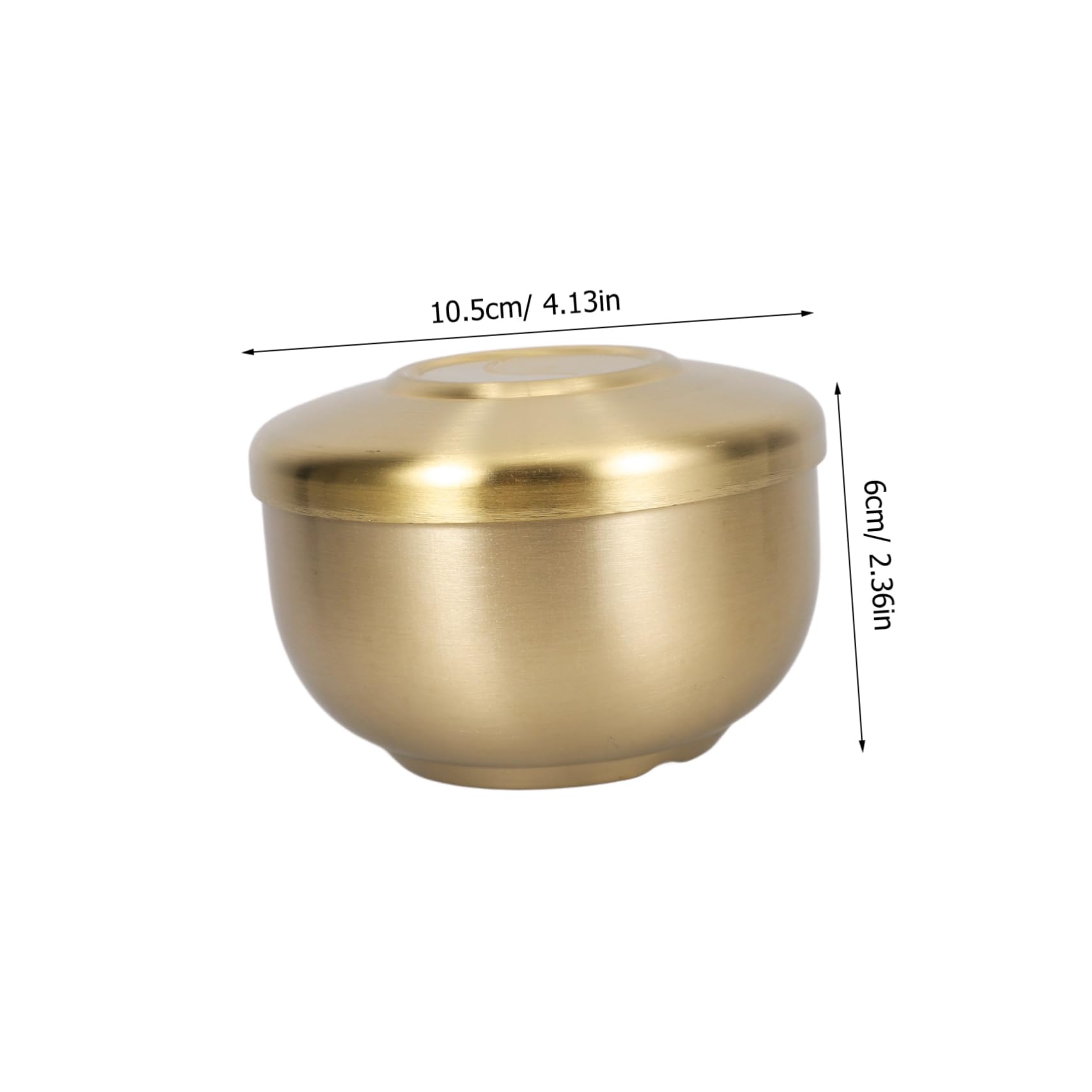 Cabilock Multi Function Stainless Steel Soup Bowl with Lid Rice Bowl for Home Use for Ramen Cereal and More Housewarming present for Friends and Family