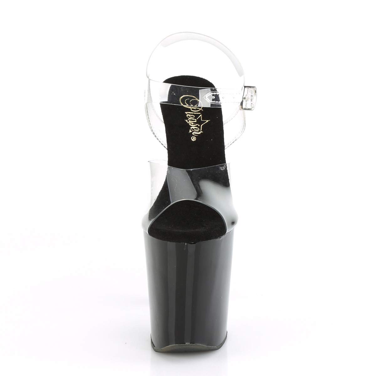 Pleaser XTREME-808CRS Clr/Blk-SLV RS