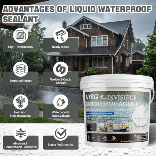 Image of Waterproof Sealant 70oz, Invisible Waterproof Anti-Leaking Sealant Agent