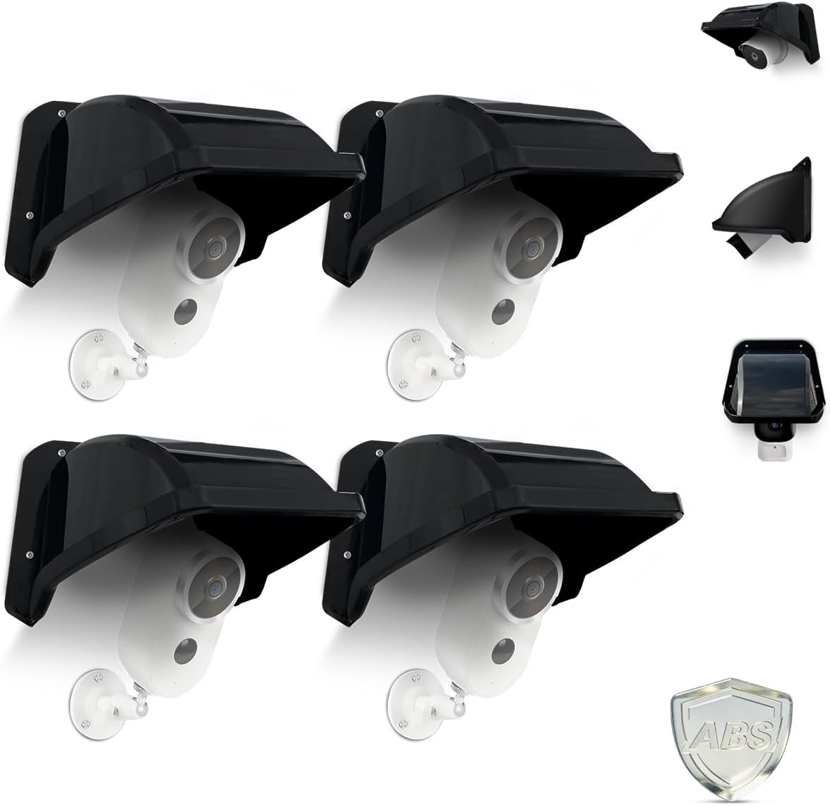 Universal Security Camera Sun Rain Cover Shield Cover Shield for Surveillance Camara Protective Roof for Dome/Bullet Outdoor Camera