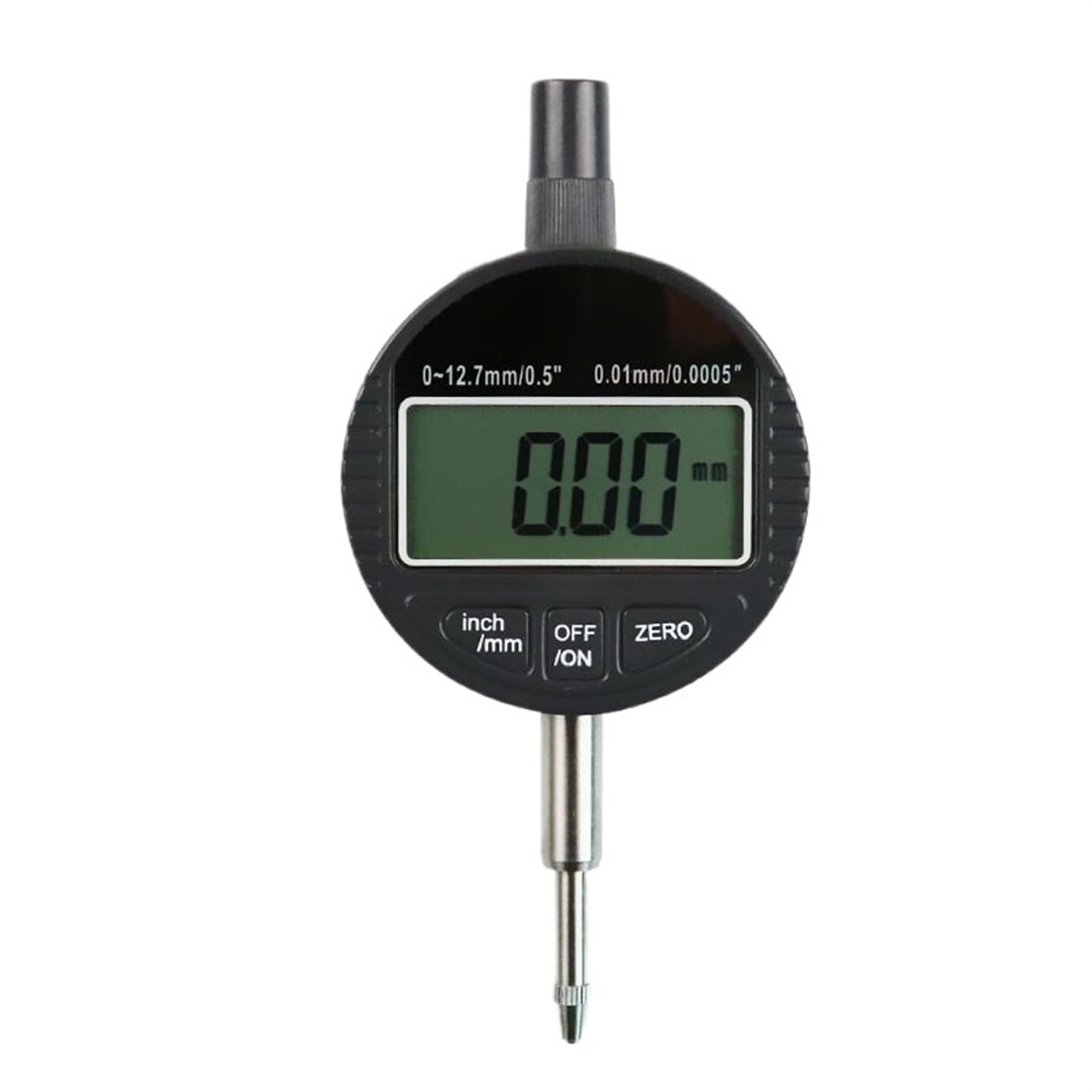 0-12,7 mm/0,5 Zoll 0-25,4 mm/1 Zoll Messbereichsanzeige Digitale Messuhr Präzisionswerkzeug 0,01 mm/0,0005 Zoll 0,0001 mm/0,00005 Zoll Prüfwerkzeuge(0-12.7 0.01mm)