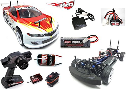 HIMOTO AUTOMODELLO STRADALE NASCADA 1/10 ON-ROAD ELETTRICO BRUSHED RC 540 4WD RTR RADIO 2.4 GHZ