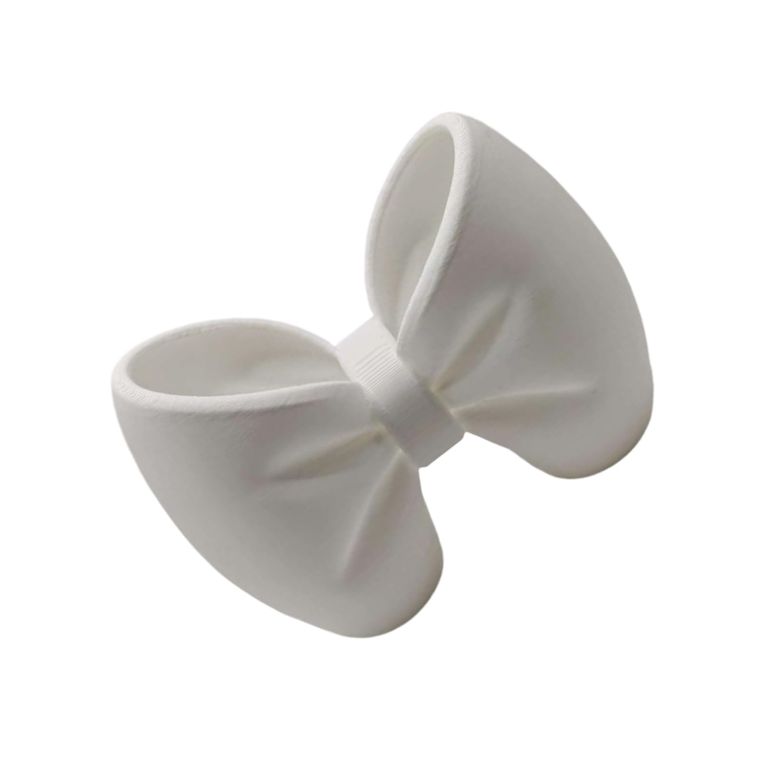 Hsioluted White Lovely Ribbon Shape Toothbrush Holder Organizers For Toothbrushes Stationery Items Featuring Lightweight Compact Design Lovely Desktop Planner