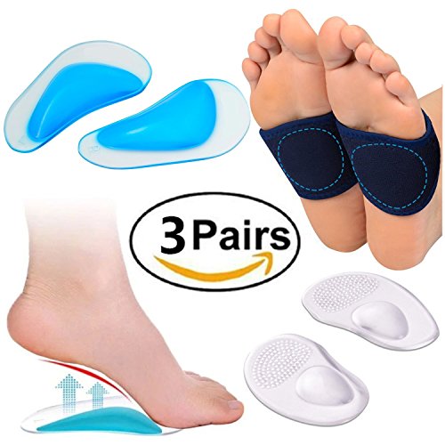 Ensemble de Support de Voûte Plantaire Fasciite Plantaire, Chaussures à Semelles Coussins