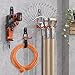 Nacial 18 Pack Garage Hooks Heavy Duty, Utility Steel Garage Storage Hook with 2 Storage Straps, Utility Garage Wall Mount Hooks for Hanging Bike, Ladder and Garden Tools, Perfect for Father Day Gifts