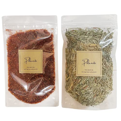 【2種ハーブティーセット】ローズヒップ50g レモングラス50g 天然 無添加 無農薬 薔薇 ハーブ 乾燥ハーブ ローズ レモン 香辛料 調味料 スパイス