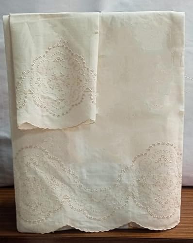 Euroricami Viterbo Coppia Asciugamano Lino Sfilato colorato