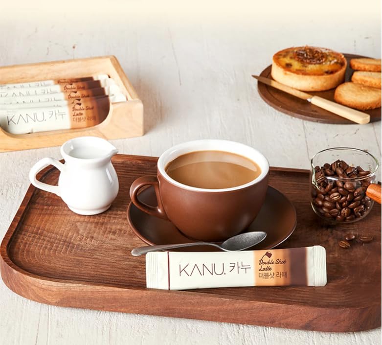 Double Shot Latte Instant Coffee, 13.5g x 50 Sticks for Kanu