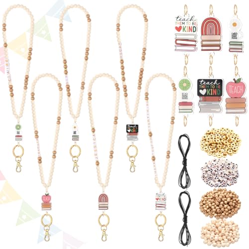 Tondiamo 1321 Pcs Teacher Lanyard DIY Making Kit Back to School Fashion