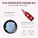 Splat Luscious Raspberries Semi Permanent Hair Dye Kit with Bleach, 1 Application, Includes Red Hair Dye, Oxide & Bleach Powder, Vegan & Cruelty Free Hair Color