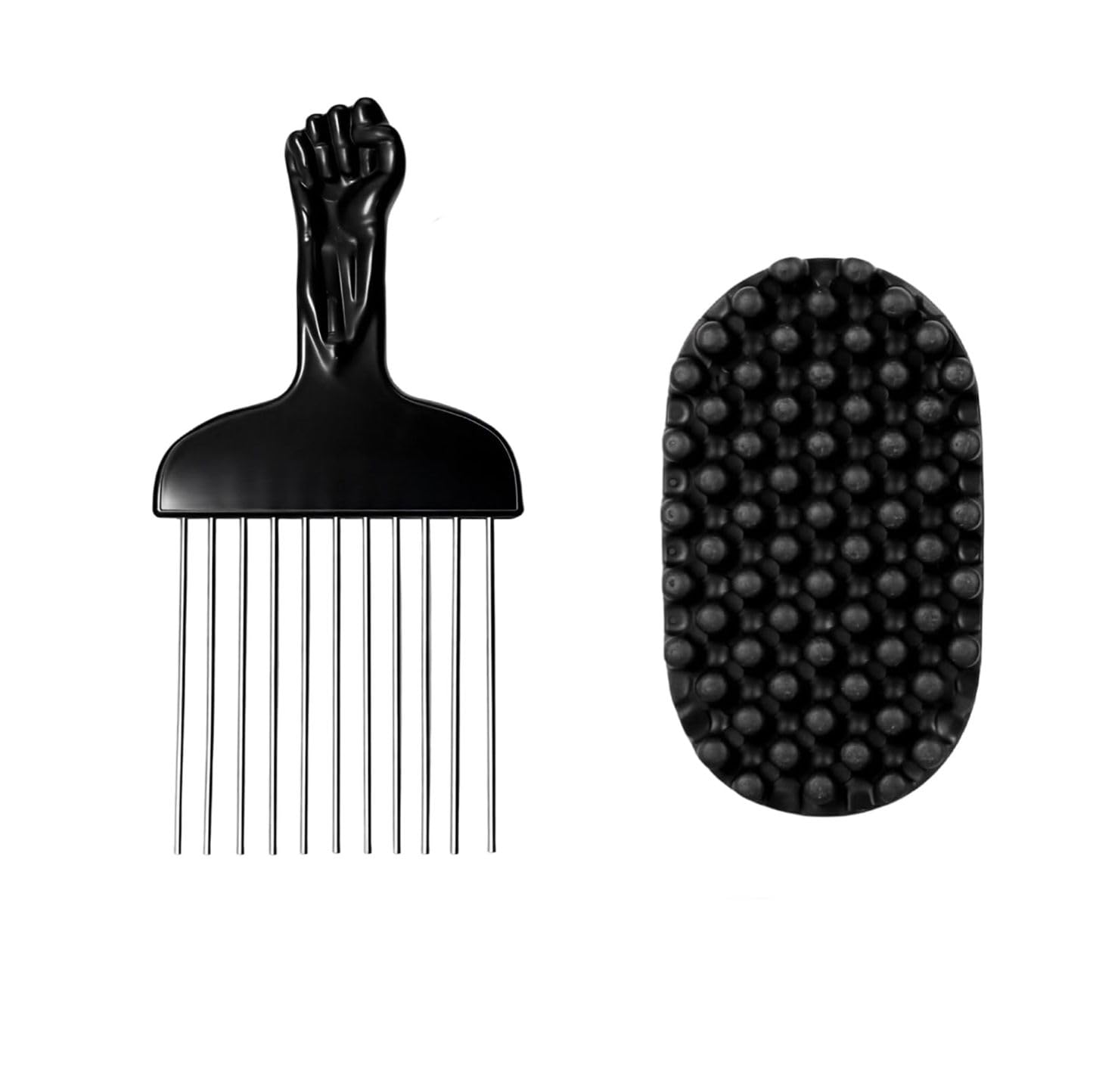 2Pcs Roots Hair Comb, Curl Defining Brush, Detangle Comb Ideal for Hair Styling, Salon Use, Home Beauty Grooming and Personal Makeup Routines-image-34