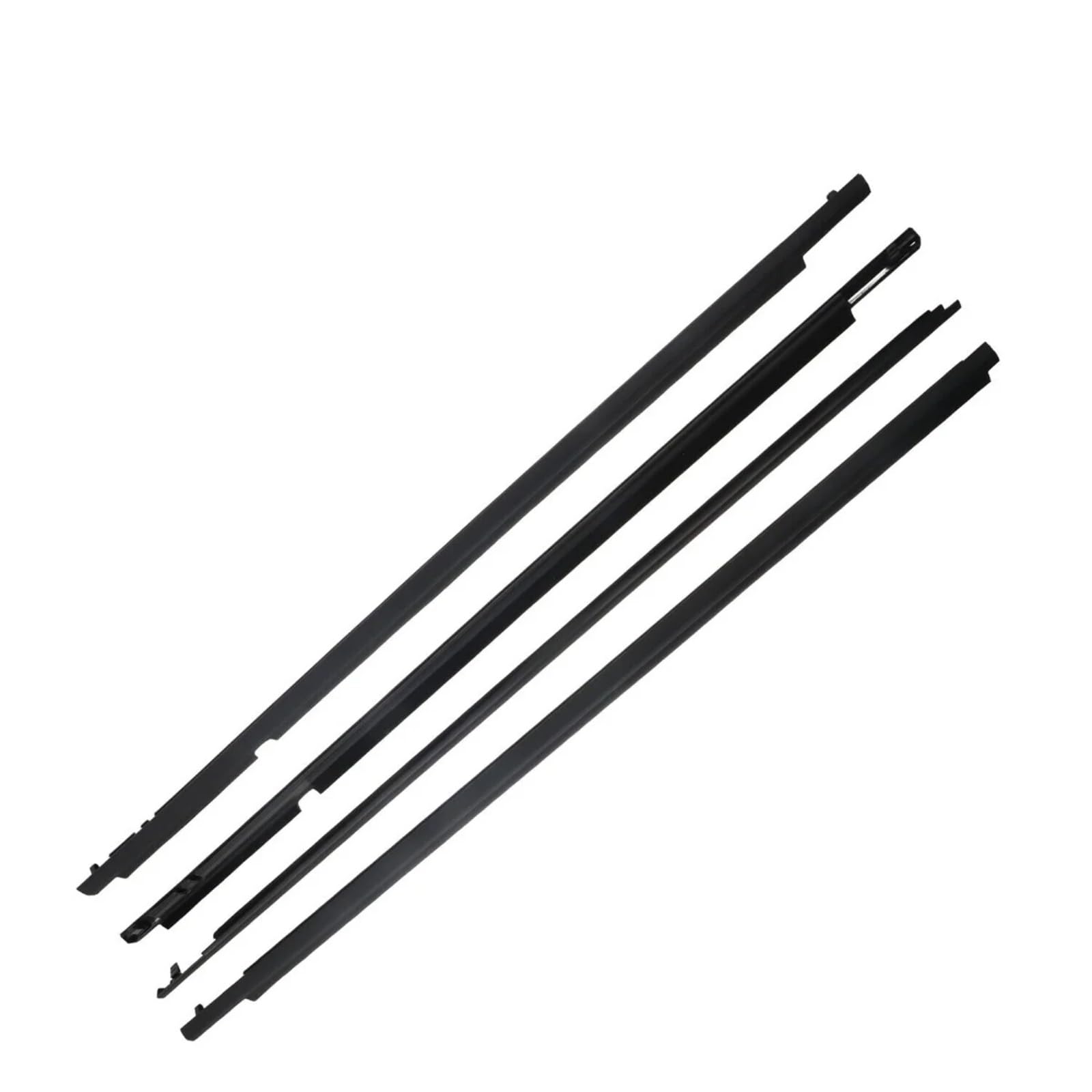 Glilar Black Automotive Window Seals Compatible With Toyota For Corolla For Altis Sedan Zze122 Zze121 2003-2007 4Pcs Car Outer Door Seal Belt Weatherstrip 7571002120(Black)