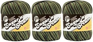 Bulk Buy: Lily Sugar 'n Cream Super Size 100% Cotton Yarn (3-Packs) ~ Ombres, Scents, Stripes, Twists (Renegade SS #19983)