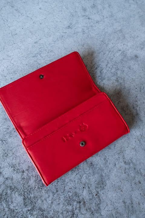 Amazon.co.jp: Nenet 長財布 赤 レッド ネネット Ne-net 品 にゃー