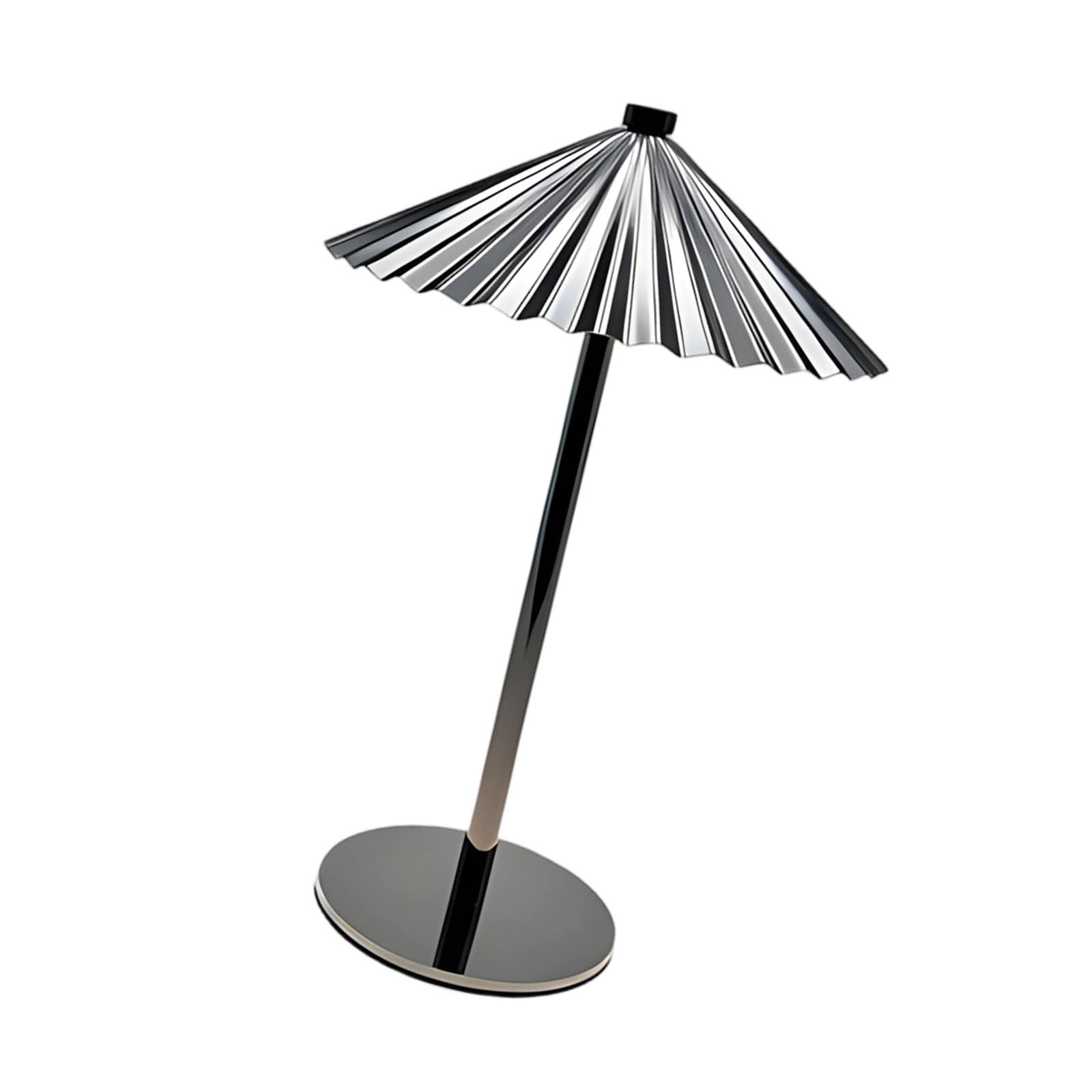 NVOQILIN Artistic Foldable Table Lamp with Warm Light and Sturdy Metal Construction Permanent Iron Art Nightstand Lamp