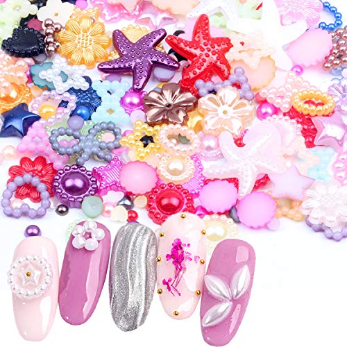 POTUANOT 1590 Piezas 3-20mm Cuentas Planas Blancas,Mini Blanco Perlas,Pearl Gems,para Manualidades Perlas Planas,Scrapbooking Diy Teléfono Fabricación de Uñas Suministros Cover