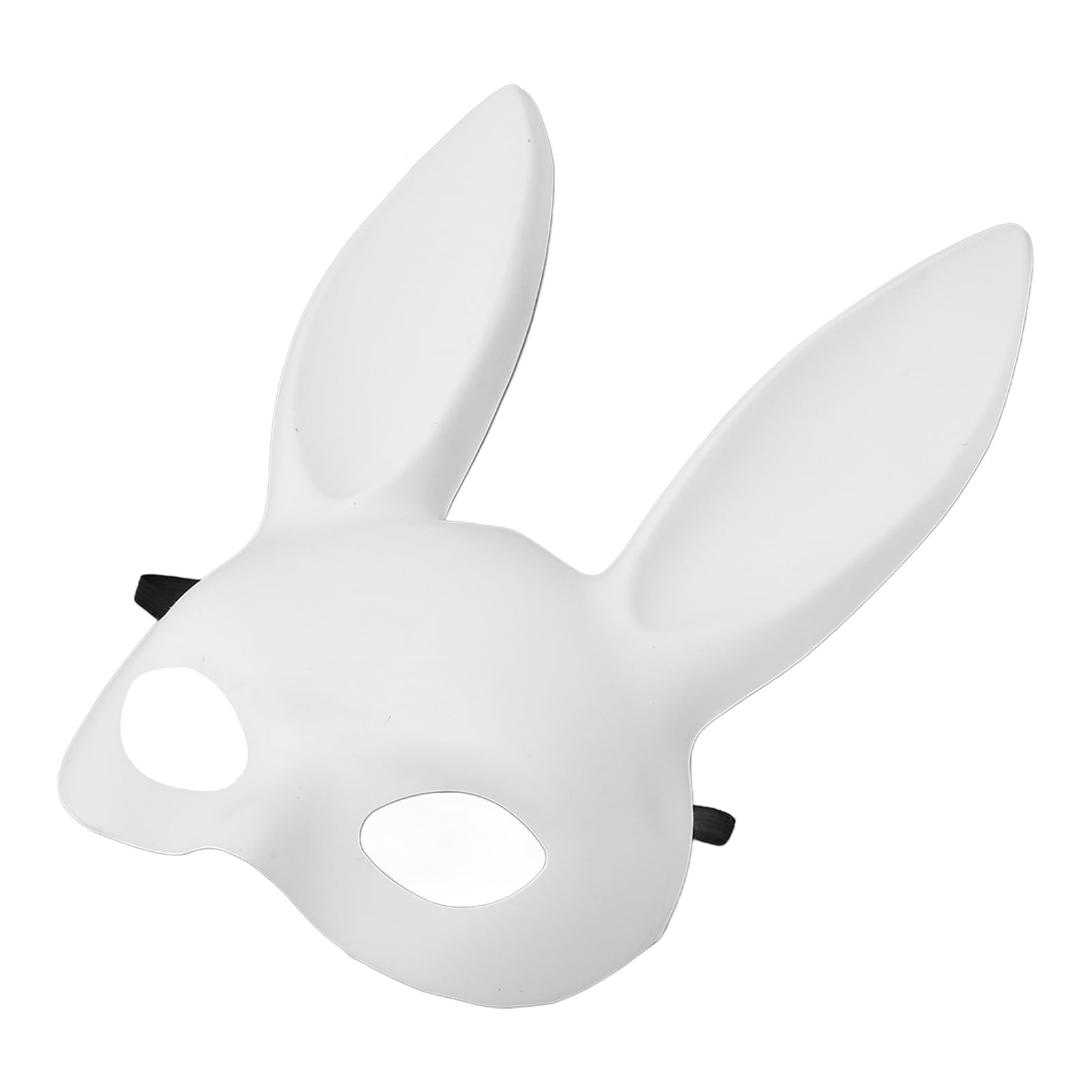 Demi-masque de lapin mignon accessoire costume Halloween plastique