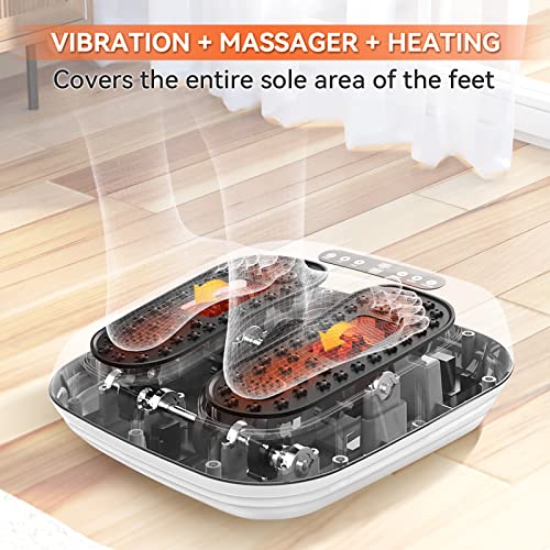 Rotai Foot Massager Machine With Remote, Multi Relaxations And Pain Relief - Shiatsu Vibration Feet Massager Increases Circulations, Relieve Stiffness Tired Muscles And Plantar Fasciitis (Black) #TOP4