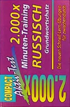 Paperback 2000 x Minuten-Training, Russisch Grundwortschatz [German] Book