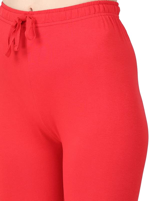 Image of Robinbosky Cotton Churidhar Leggings for Women - Stylish, Stretchable & Flattering Fit for All-Day Comfort