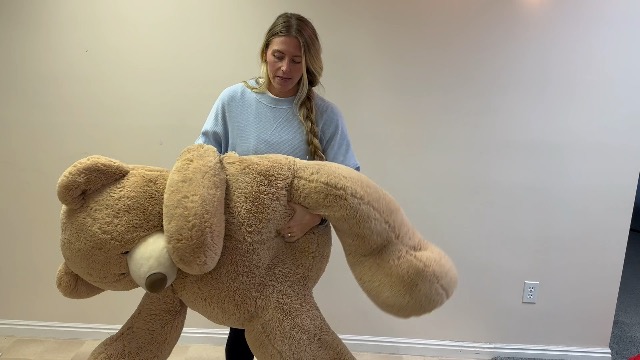 Watch Check out the details of the giant Teddy bear! on Amazon Live