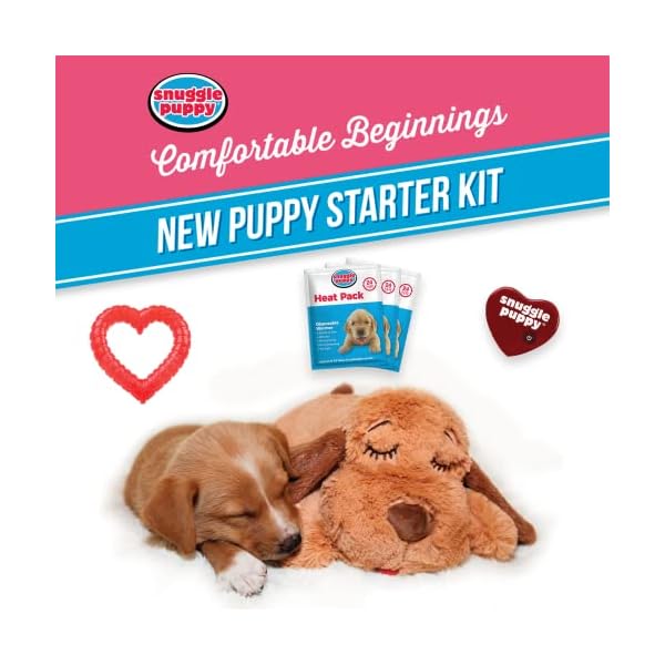 Original Snuggle Puppy New Puppy Starter Kit – Heartbeat Stuffed Toy for Dogs – Pet Anxiety Relief and Calming Aid (Pink) Original Snuggle Puppy New Puppy Starter Kit – Heartbeat Stuffed Toy for Dogs – Pet Anxiety Relief and Calming Aid (Pink)