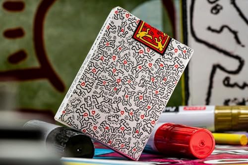 Baraja de póker Keith Haring estilo Pop Art miniatura 2