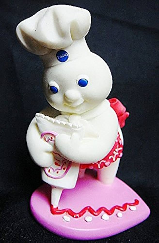 Pillsbury Doughboy ドゥボーイ 磁器製フィギュア ブックエンド Pillsbury Doughboy ドゥボーイ 磁器製フィギュア ブックエンド