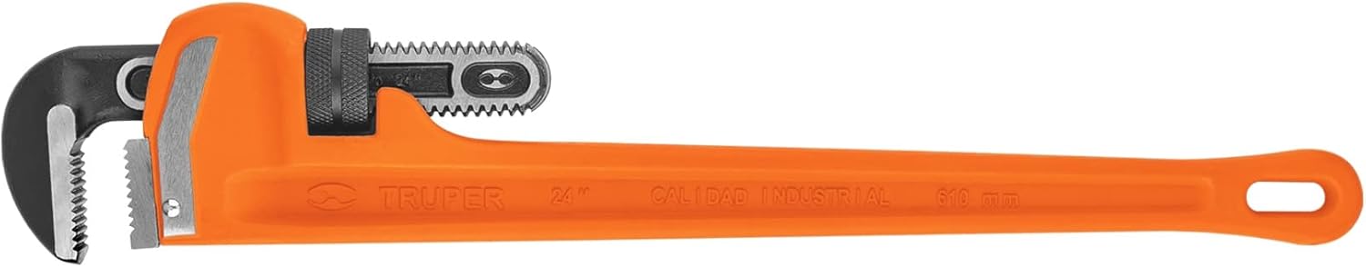 TRUPER 24" (61cm) 2 1/2" (64mm) Heavy Duty Pipe Wrench