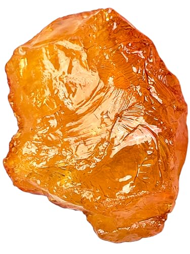 Large 1.25-2.0” Natural Citrine Raw Crystal Stone – Healing Gemstone for Abundance, Prosperity & Positive Energy – Reiki, Meditation & Chakra Balancing – Raw Citrine Mineral for Wealth & Manifestation